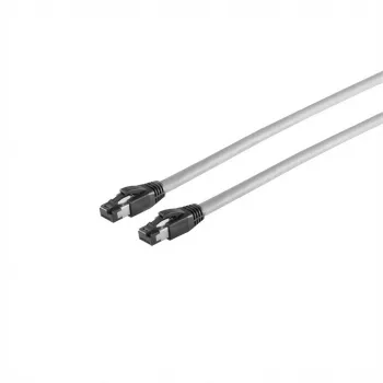 Tinklo kabelis Captiva 80287 Patch Cable CAT 8 RJ45 5m Pilka