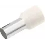 Cimco 187107 Ferulė 0,5 mm² Dalinai Izoliuota Balta 100 vnt.