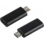 Lyties keitiklis S/CONN 14-05019 USB 2.0 MicroB į USB 3.1 C juodas