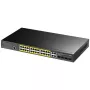Valdomas Switch Cudy GS2028PS4 L2 Gigabit Ethernet 24 prievadai PoE 1U juodas