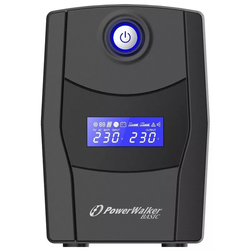 PowerWalker VI 600 STL linijinis-interaktyvus UPS 0.6 kVA 360 W 2 AC lizdai