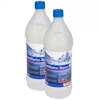 Distiliuotas vanduo (DIN 13060, DIN 43530 & EN 285) - 2x 1 L