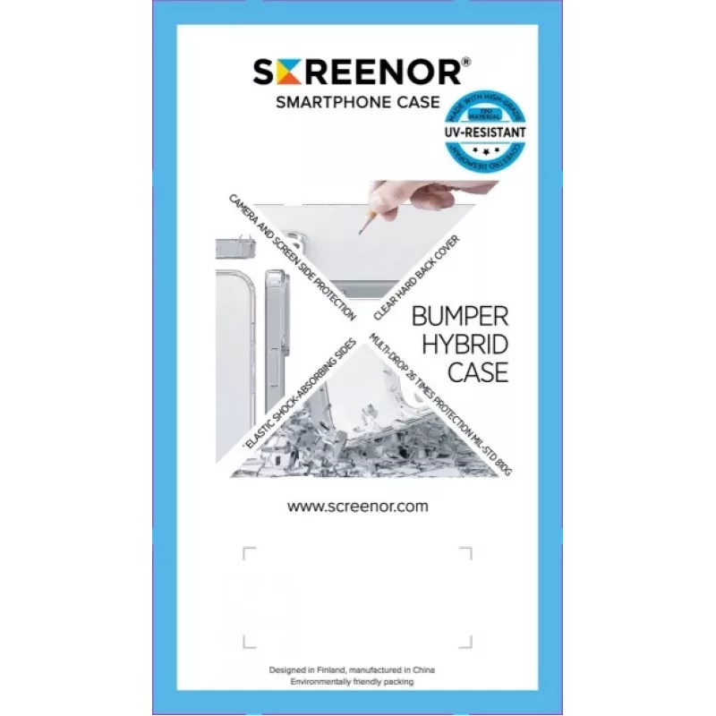 Dėklas Screenor 25632SB Samsung Galaxy A16 5G 17 cm Skaidrus