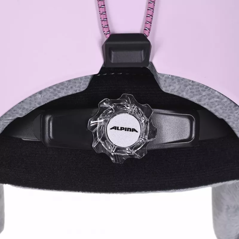 Žieminis šalmas ALPINA ZUPO (šviesiai rožinis matinis, 51-55 cm, naujas 2021 m.)