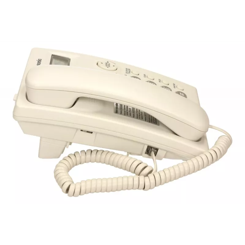 Panasonic KX-TSC 11 laidinis telefonas su 2 eilučių LCD ekranu