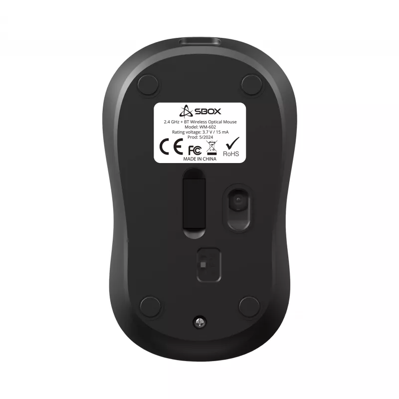 Pelė SBOX WM-602 Black Wireless