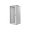 Lanberg sieninis montavimo stovas 19'' 27U 600x600mm pilkas (stiklinės durys)