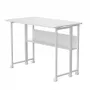 Maclean sulankstomas mobilus stalas baltas MC-126W 50kg