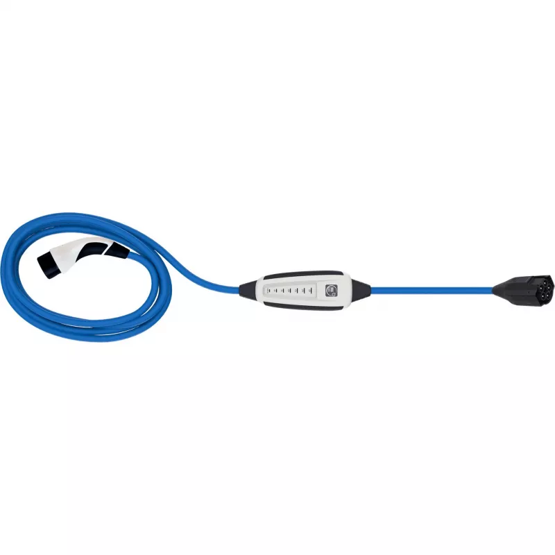 Mobilioji sieninė įkrovimo stotelė NRGKICK Pure 16A 10m (balta, 11 kW, 10 m kabelis, Wi-Fi + Bluetooth)