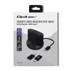 Qoltec 50632 lustinių kortelių skaitytuvas, USB 2.0, juodas, 1 m kabelis