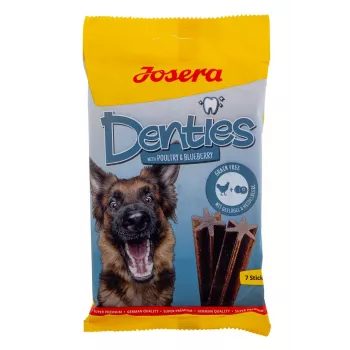 JOSERA Denties Paukštiena su mėlynėmis – Šunų skanėstas – 180g