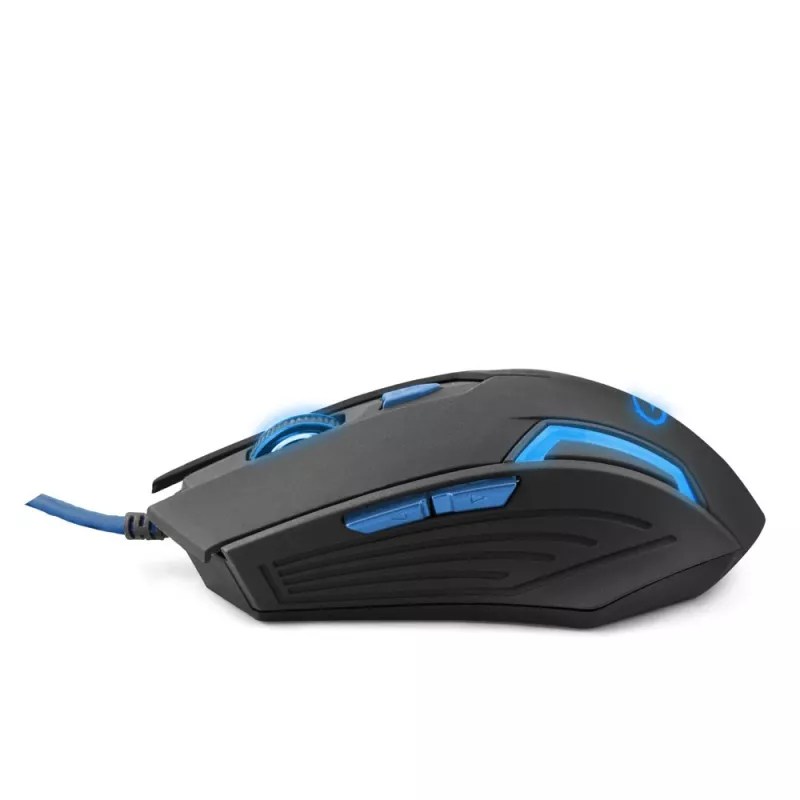 Esperanza MX205 FIGHTER - Žaidimų pelė - USB - Optinė - 6 mygtukai - Juoda