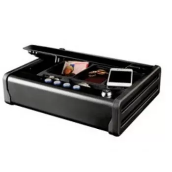 MASTER LOCK MLD08E seifas, juodas, nerūdijantis plienas
