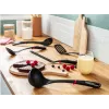 Tefal K20602 Makaronų šaukštas, silikoninis, atsparus karščiui iki 220 °C, juodas, TPR rankena