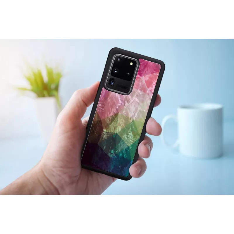 iKins apsauginis dėklas Samsung Galaxy S20 Ultra — vandens gėlė juoda