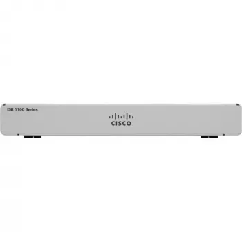 Maršrutizatorius Cisco C1101-4P – stalinis integruotų paslaugų maršrutizatorius, 4x Gigabit Ethernet prievadai, GE WAN, USB 3+, 1 metų garantija