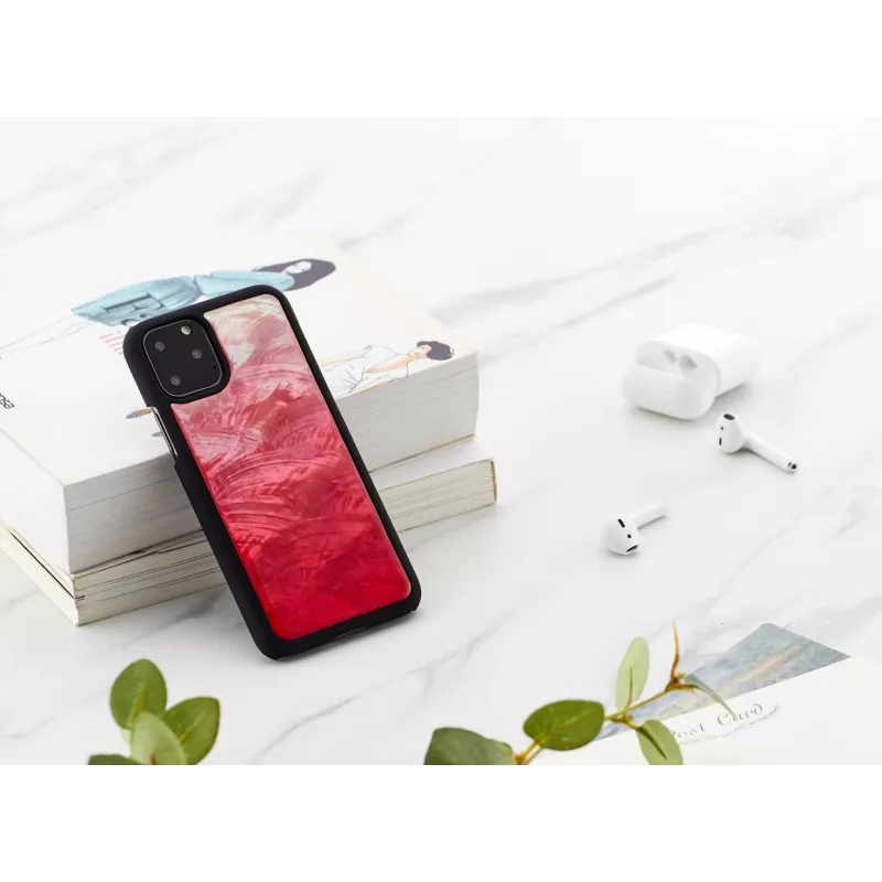 Mobiliojo telefono dėklas iKins, skirtas iPhone 11 Pro — rožinės lagūnos ir juodos spalvos dviejų spalvų apsauginis dėklas