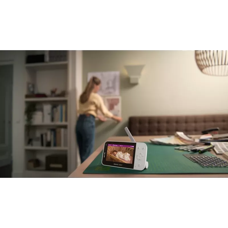 Philips AVENT SCD953/26 vaizdo kūdikio monitorius 400 m Wi-Fi pilka, balta