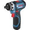 Bosch GSR 12V-15 FC Professional 1300 RPM Bepakelis 600 g Juoda, Mėlyna