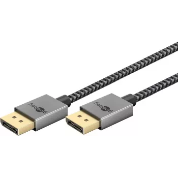 Goobay Slim DisplayPort laidas 2.0/2.1 40 Gbit/s 2 m (77445)