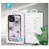 Apsauginis telefono dėklas Devia Crystal Flora, skirtas iPhone 12 Pro Max — juodas