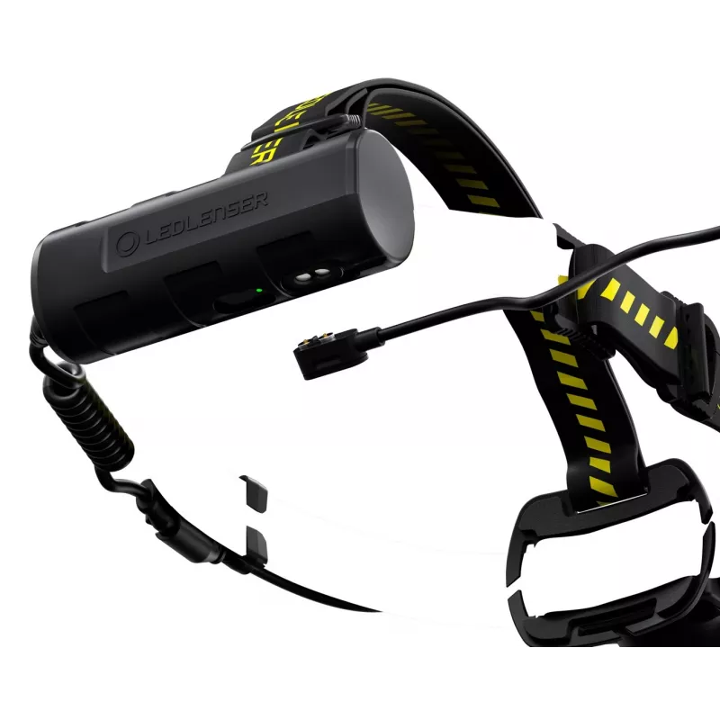 Žibintuvėlis ant galvos Ledlenser 502195 juodas, geltonas LED