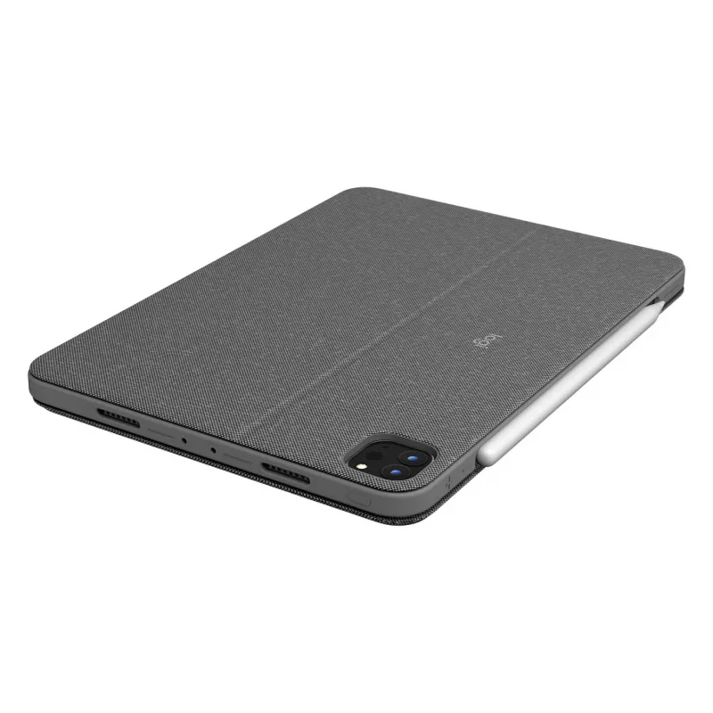 Logitech Combo Touch apsauginis dėklas su klaviatūra ir valdymo kilimėliu, skirtas iPad Pro 11 colių (1–4 kartos), Nordic QWERTY išdėstymu