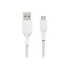 USB laidas Belkin CAB002BT0MWH 0,15 m USB A USB C Baltas