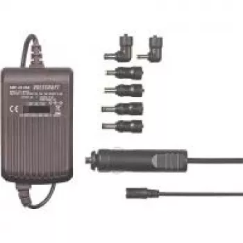 Nešiojamojo kompiuterio maitinimo adapteris Voltcraft SMP-45 USB 45W, išėjimo įtampa 9,5V/12V/15V/16V/18V, USB įkrovimo prievadas