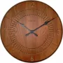 NeXtime klok 3113br medinis apvalus sieninis laikrodis, Ø50 cm, rudas