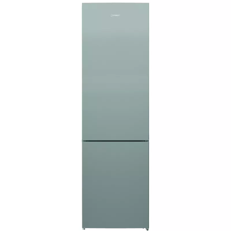 Šaldytuvas INDESIT INKS 1401 S4E | Energijos klasė E | Laisvai pastatomas | Kombinuotas | Aukštis 202.5 cm | Šaldytuvo talpa 266 L | Šaldiklio talpa 120 L | 38 dB | Sidabrinis