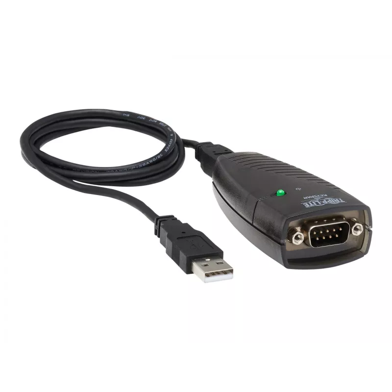 Tripp Lite USA-19HS Keyspan USB-Serial adapteris - USB-A jungtis prie DB9 RS232 kištuko - 0,91 m - TAA (USA-19HS)