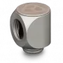 Thermal Grizzly DeltaMate Rotary 90° – vandens aušinimo jungtis, matinis nikelis, 1 vnt. (TG-DM-FIT-0203)