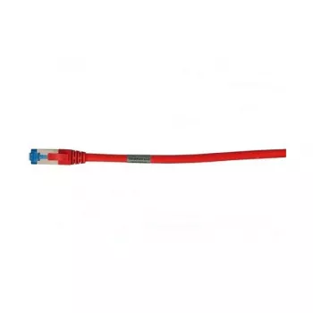 Patch laidas RJ45 CAT6A 500MHz 0,15m raudonas S-STP(S/FTP) AWG26 LSZH Synergy 21