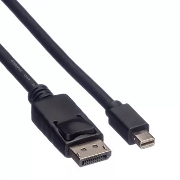 Roline DisplayPort kabelis, DP kištukas - Mini DP kištukas, juodas, 1,5 m (11.04.5638)