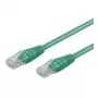 Wentronic Goobay CAT 6 jungiamasis laidas, U/UTP, žalias, 0,5 m - CCA vario mišinys (68435)