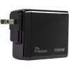PD įkroviklis INTER-TECH PD-3100 100W USB-C juodas greitas maitinimo adapteris