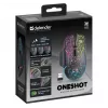 Defender Oneshot GM-067 Belaidė žaidimų pelė, dešinei rankai, RF + USB, pilka