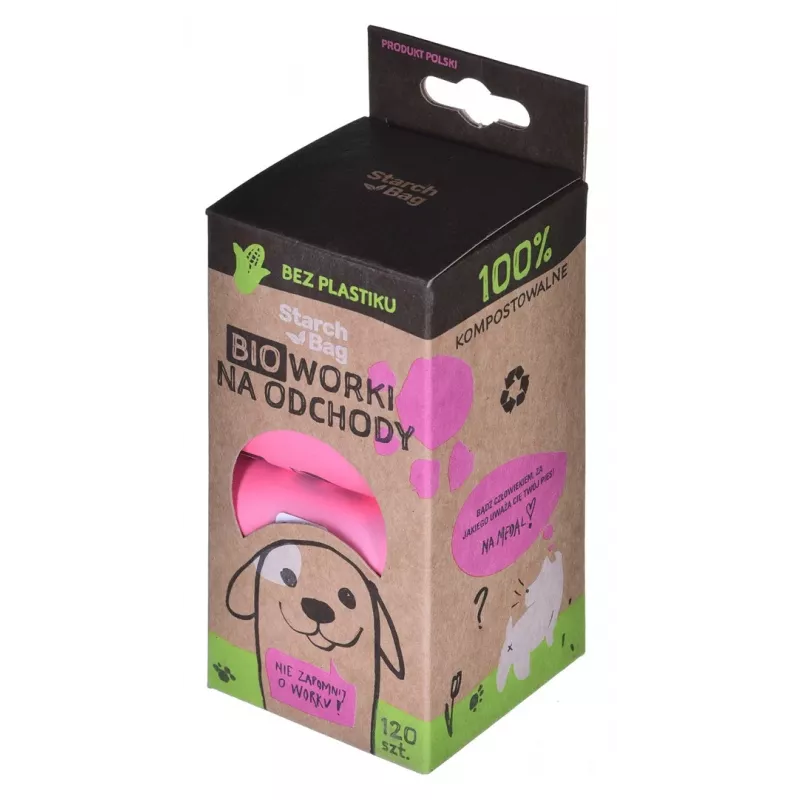 STARCH BAG - Šunų išmatų maišeliai - 8 x 15