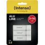 Intenso ALU Line 3x16GB USB 2.0 atmintukų rinkinys 3521473