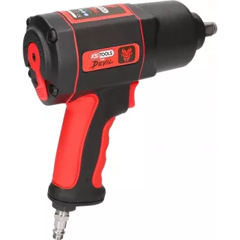 Pneumatinis veržliasukis KS Tools THE DEVIL 1/2 colio 8500 RPM 870 N⋅m Juoda, Raudona