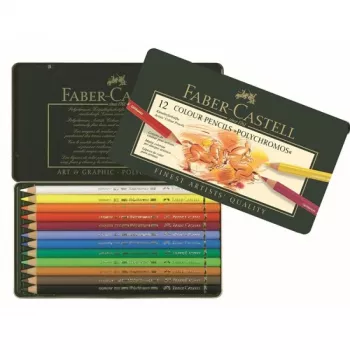 Rašymo priemonių rinkinys Faber-Castell 110012 — įvairiaspalvis, 12 vnt.