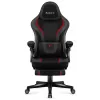 Žaidimų kėdė Huzaro Force 4.6 – audeklinė sėdynė, ergonomiška, reguliuojamas aukštis ir atlošas, juosmens atrama, 130 kg