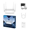 Cudy WR3000P stalininis belaidis maršrutizatorius Wi‑Fi 6 dviejų juostų 2,4/5 GHz, 2,5 Gigabit Ethernet, 3 LAN prievadai, baltas