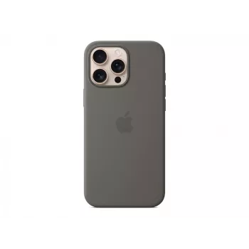 Silicone dėklas su MagSafe, iPhone 16 Pro Max, Stone Gray