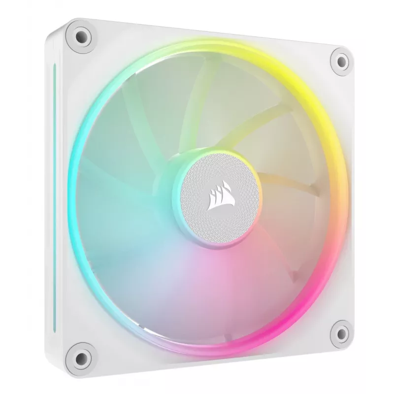 Ventiliatorių rinkinys Corsair iCUE LINK LX140 RGB CO-9051032-WW 140 mm 2 vnt. 2000 RPM Baltas
