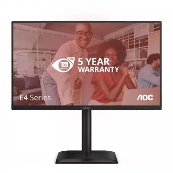 AOC 24E4U monitor kompiuteriui 60,5 cm (23,8 colio) 1920 x 1080 pikselių Full HD LED juodas