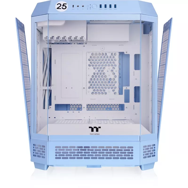Korpusas Thermaltake The Tower 600 TG - Hydrangea Blue