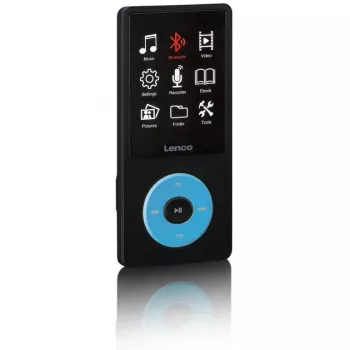 Muzikinis grotuvas Lenco Xemio-860BU 8 GB juoda mėlyna LCD 18h atkūrimas