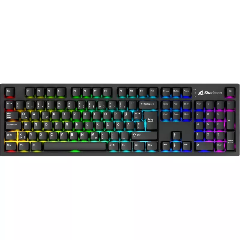 Mechaninė klaviatūra Sharkoon OfficePal KB70W — linijiniai jungikliai, tenkeyless išdėstymas